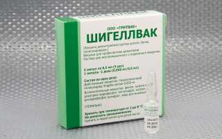 Прививка от дизентерии взрослым. Название, когда делается, сколько раз, побочные эффекты