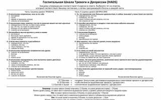 Чувство тревоги и беспокойства, раздражительности. Госпитальная шкала депрессии, тест. Как избавиться самостоятельно, успокоительные таблетки
