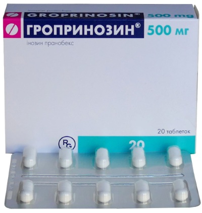 Гропринозин 500. Инструкция по применению, таблетки, сироп. Цена, аналоги